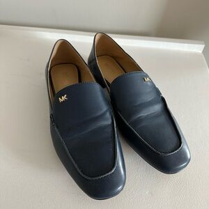 Michael Kors navy loafers